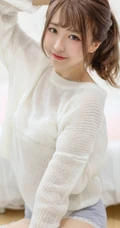 一眼就喜欢，超美气质型温柔少女白衣短裤气质室内美图录