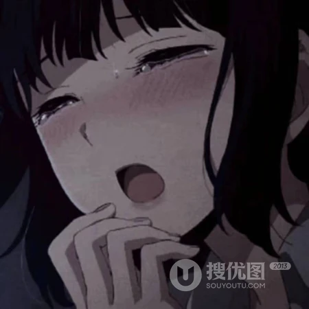 动漫妹子的犀利的眼神头像图片