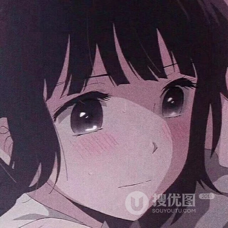 动漫妹子的犀利的眼神头像图片