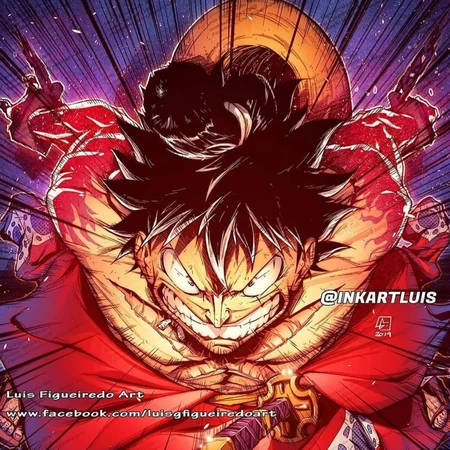 黑化画风的海贼王人物们创意头像图片