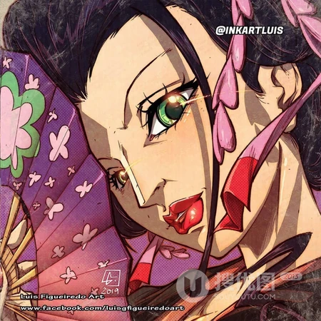 黑化画风的海贼王人物们创意头像图片