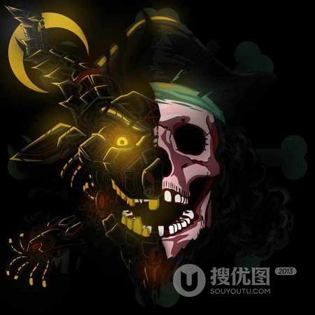 骷髅头海贼王人物创意头像图片4月7日推荐
