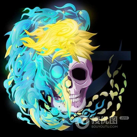 骷髅头海贼王人物创意头像图片4月7日推荐