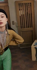 倪妮酷美个性《时尚芭莎》杂志封面写真图片