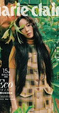 张钧甯美丽佳人绿色主题杂志封面写真图片集