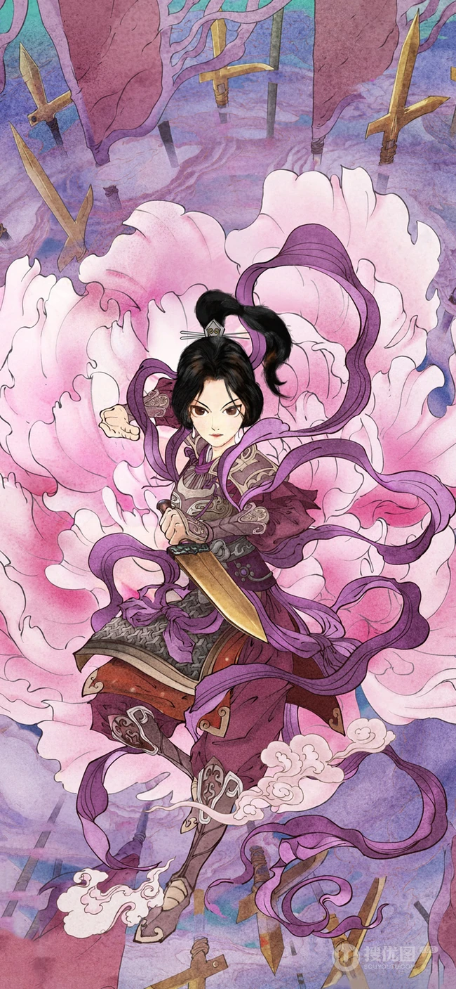 电影花木兰动画版海报手机壁纸