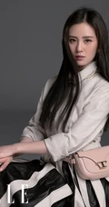 刘诗诗多套潮流个性气质穿着登《ELLE》杂志写真图片集
