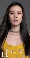 刘诗诗多套潮流个性气质穿着登《ELLE》杂志写真图片集