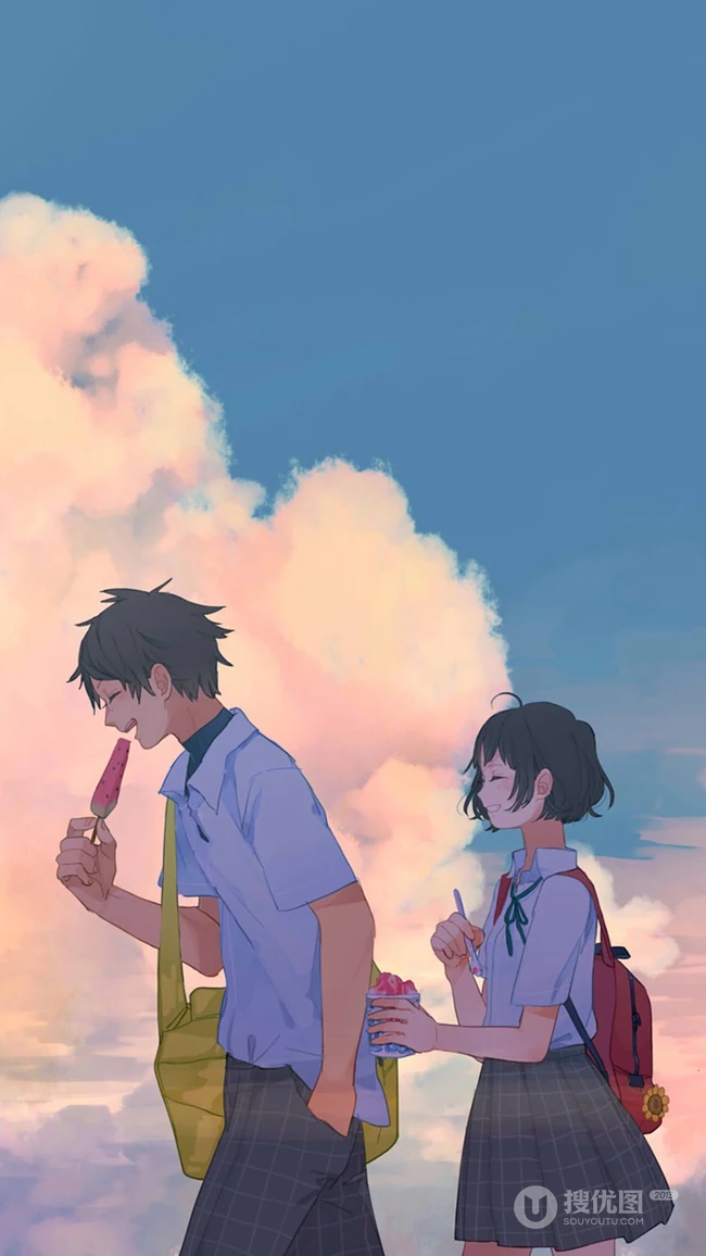超唯美画风的漫画人物场景手机壁纸4月3日合集