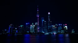 繁华灯火阑珊的大都市电脑壁纸图片