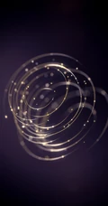 3D金色线条拖尾特效创意手机壁纸