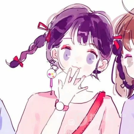 时尚少女闺蜜油彩话动漫一人一半头像4月5日推荐第四辑