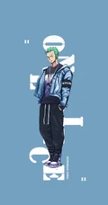 海贼王人物的时尚潮流时装秀手机创意壁纸