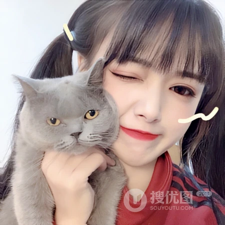喜欢宠物的有爱心的小姐姐头像图片