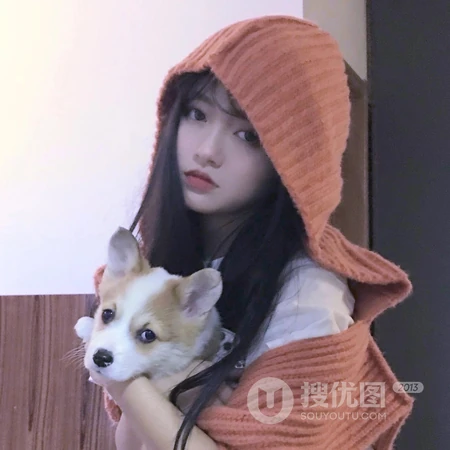 喜欢宠物的有爱心的小姐姐头像图片