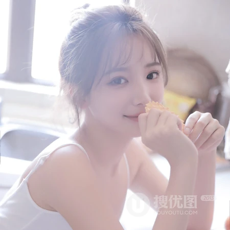 居家装丸子头女生小姐姐高清微信头像套图