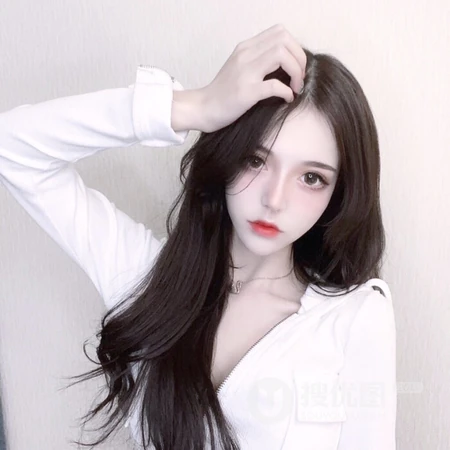 超有气质的长发气质女生，居家爱美的气质女生自拍微信头像
