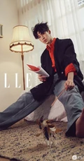 台湾帅气演员许光汉时尚潮流穿着登《ELLE》杂志写真图集