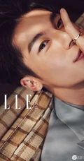 台湾帅气演员许光汉时尚潮流穿着登《ELLE》杂志写真图集