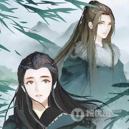 长发的古风美男，古代汉服男子的QQ头像图片
