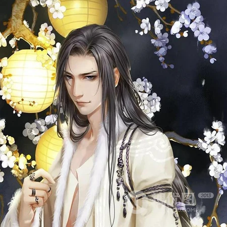 长发的古风美男，古代汉服男子的QQ头像图片