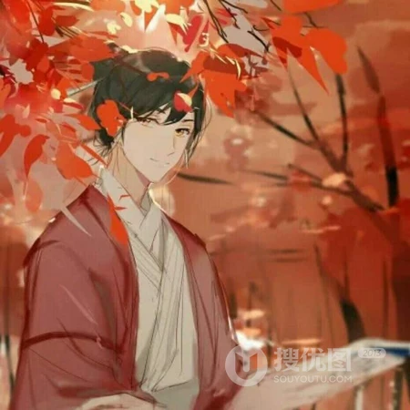 长发的古风美男，古代汉服男子的QQ头像图片