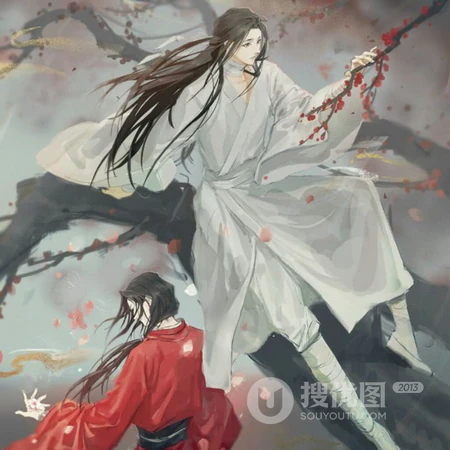 洒脱的古风美男形象QQ头像