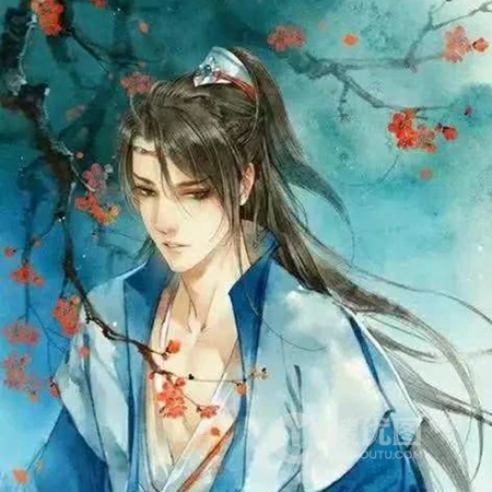 洒脱的古风美男形象QQ头像