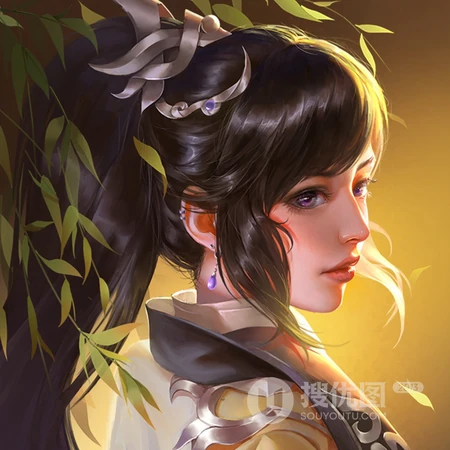 唯美的3D柔美动漫手绘女生头像下载