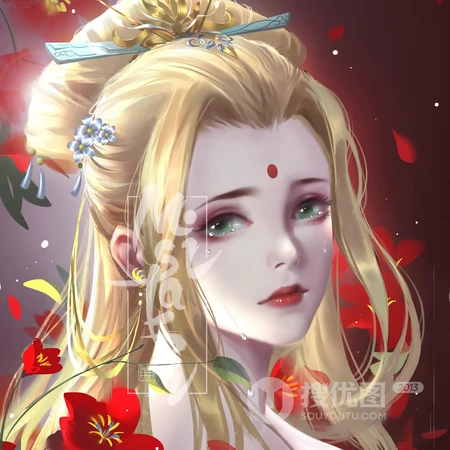 唯美的3D柔美动漫手绘女生头像下载