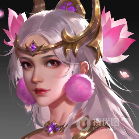 唯美的3D柔美动漫手绘女生头像下载