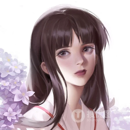 唯美的3D柔美动漫手绘女生头像下载