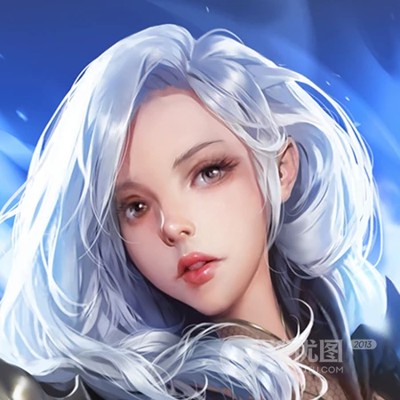 名画师笔下的动漫女性人物裁剪头像