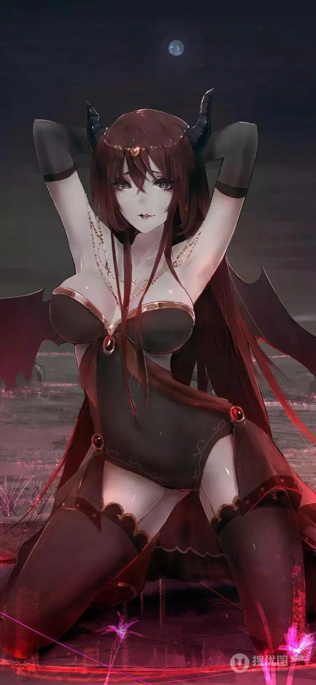 手绘有创意的手绘线条男生女生手机桌面背景