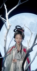 嫦娥奔月，唯美的仙女嫦娥和玉兔的手机壁纸