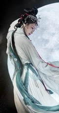 嫦娥奔月，唯美的仙女嫦娥和玉兔的手机壁纸