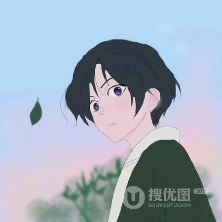 卡通搞怪男女一人一半一套情侣头像