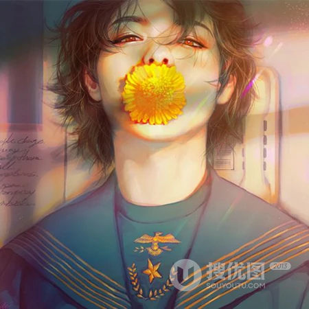 手绘美美的动漫型男个性头像