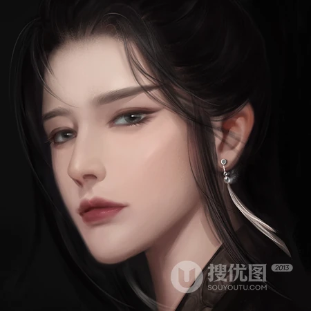 手绘美美的动漫型男个性头像