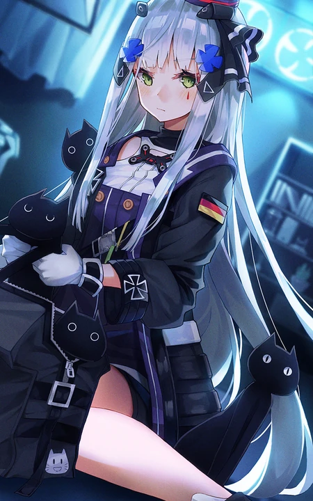 手游少女前线日系画风少女人物高清手机2K壁纸