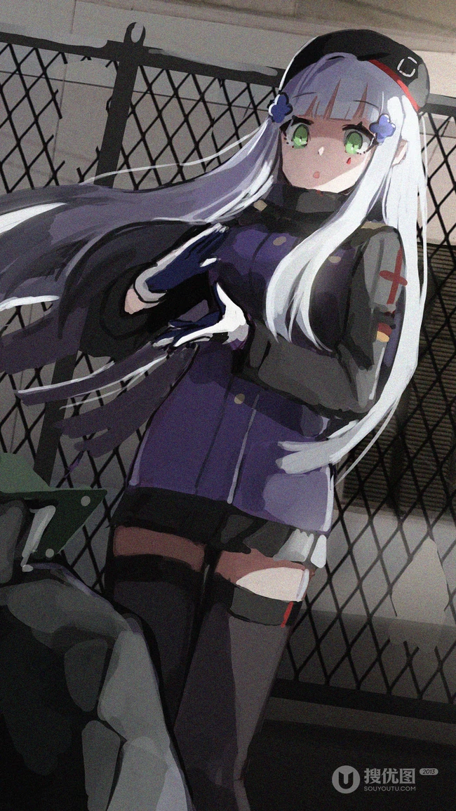 手游少女前线日系画风少女人物高清手机2K壁纸