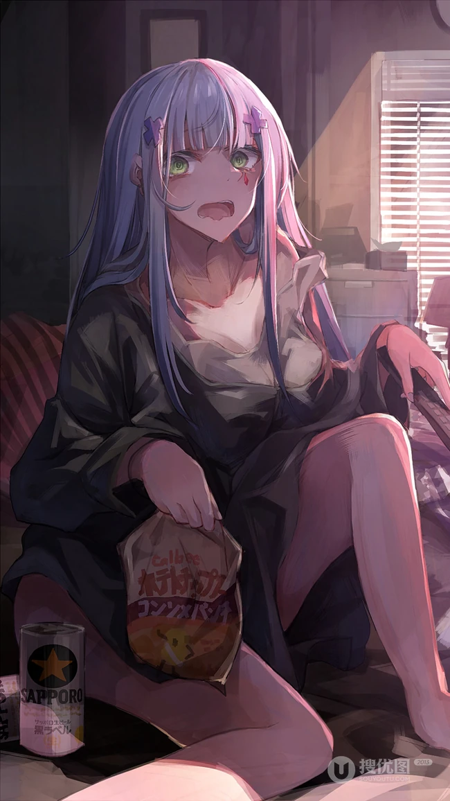 手游少女前线日系画风少女人物高清手机2K壁纸