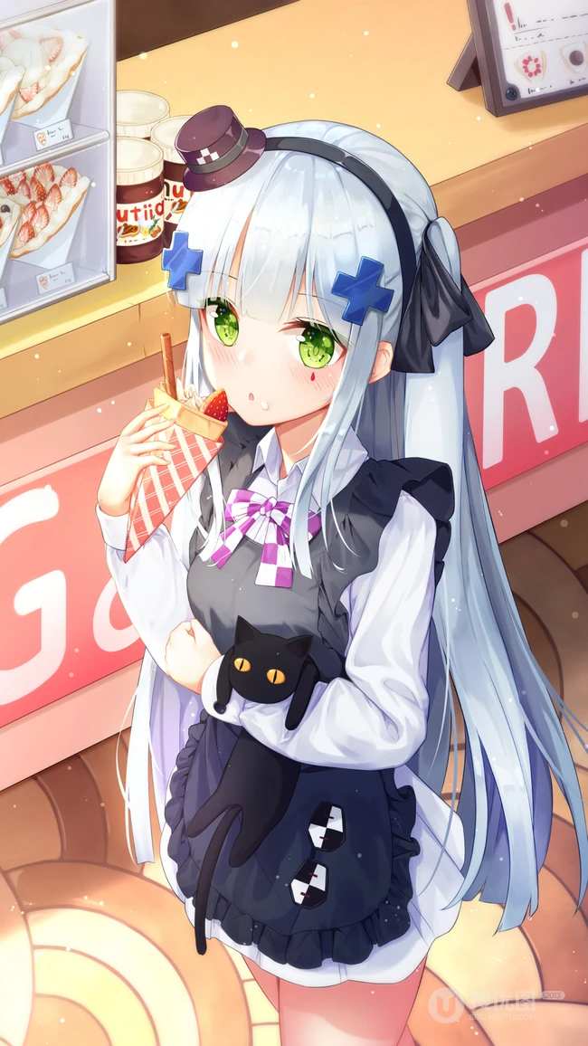 手游少女前线日系画风少女人物高清手机2K壁纸