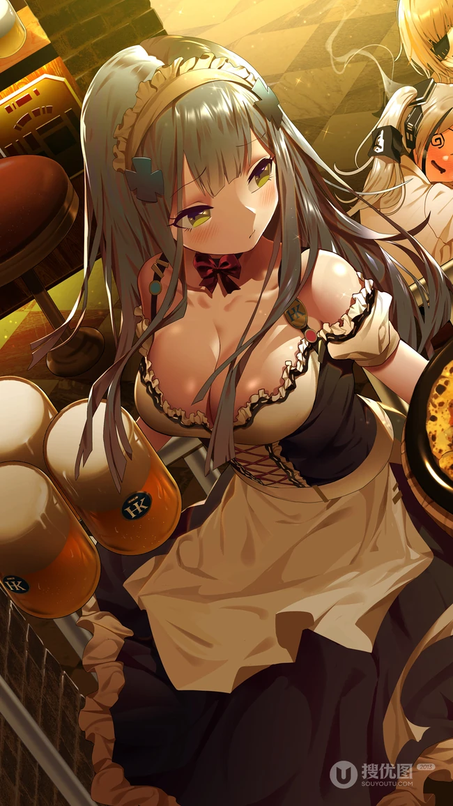 手游少女前线日系画风少女人物高清手机2K壁纸
