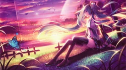 萌萌的动漫人物初音未来个人壁纸合集