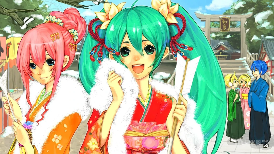 萌萌的动漫人物初音未来个人壁纸合集