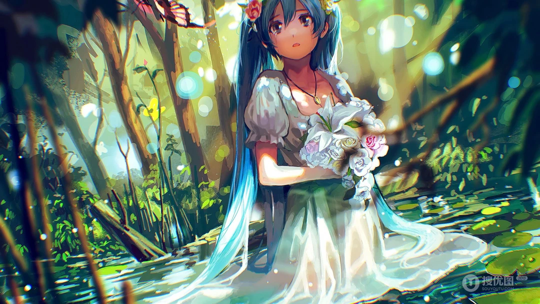 萌萌的动漫人物初音未来个人壁纸合集