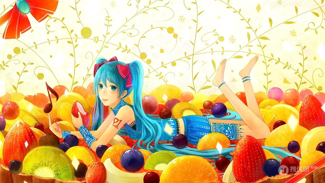 萌萌的动漫人物初音未来个人壁纸合集
