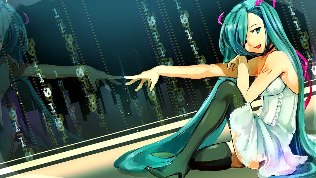 萌萌的动漫人物初音未来个人壁纸合集