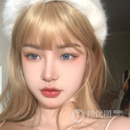 长发可爱的非主流妹子头像图片